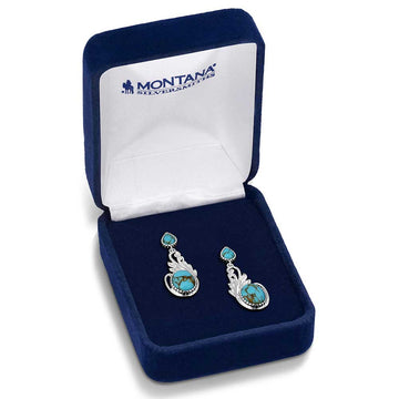 Montana Silversmiths Turquoise Breeze Earrings
